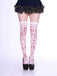 & Halloween Blood Stain Thigh-High Stockings - vintage fashion, retro style