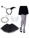 Halloween Clown Costume Accessory Set - vintage fashion, retro style