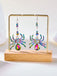 Halloween Colorful Spider Earrings - vintage fashion, retro style