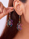 Halloween Colorful Spider Earrings - vintage fashion, retro style