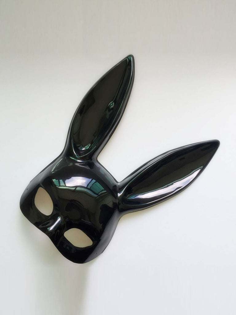 Halloween Easter Bunny Half Face Mask — vintage style that transcends decades