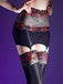 Halloween Lace Splice Bodycon Suspender Stockings - vintage fashion, retro style