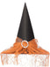 Halloween Mesh Patchwork Pointy Witch Hat - vintage fashion, retro style