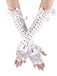 This Halloween Punk Party Lace-Up Half Finger Gloves carries vintage stories waiting to be told