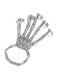 Halloween Punk Skull Ring Bracelet — vintage elegance for the modern woman