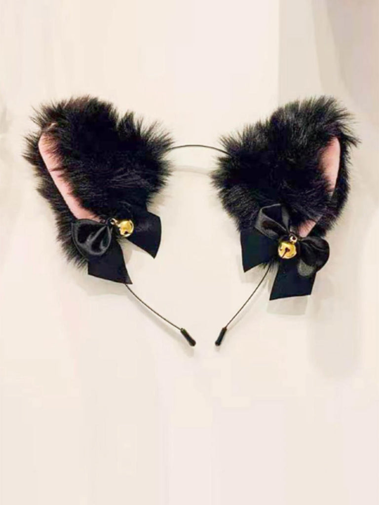 Halloween Retro Cat Ears Headband, vintage accessory, 1920s style - perfect for women who love vintage and retro fashion
