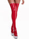 Halloween Shiny Leather Thigh High Stockings — vintage vintage charm for her modern wardrobe