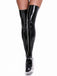 This Halloween Shiny Leather Thigh High Stockings whispers vintage secrets to those who notice