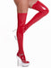 Halloween Shiny Leather Thigh High Stockings — vintage style that transcends decades