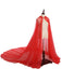 Halloween Vampire Bride Mesh Hooded Cape Cloak - vintage fashion, retro style