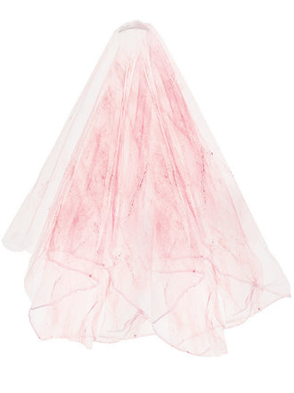 Halloween White Blood Drop Gothic Bridal Veil - vintage fashion, retro style, pure white