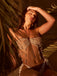 Halter Tiered Pearl Fringe Body Chain Bralette - vintage fashion, retro style for vintage lovers