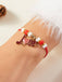 Heart Love Adjustable Woven Valentine's Day Bracelet - vintage fashion, retro style