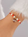 Heart Love Adjustable Woven Valentine's Day Bracelet - vintage fashion, retro style