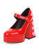 Heart Mary Jane Square Toe Leather Shoes: timeless vintage elegance she makes her own