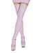 High-Shine Leather Thigh High Stockings: timeless vintage elegance she makes her own