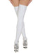 High-Shine Leather Thigh High Stockings — vintage style that transcends decades