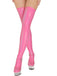 This High-Shine Leather Thigh High Stockings whispers vintage secrets to those who notice