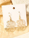 This Hollow Numbers 2025 New Year's Eve Earrings carries vintage stories waiting to be told