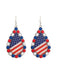 She adds this Independence Day Flag Beaded Earrings and suddenly it's vintage perfection