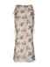 She sways in this Khaki 1930s Plants Double Mesh Fishtail Skirt and it's pure 1930s magic