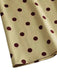 Dark Khaki 1930s Polka Dot Lace Halter Maxi Dress 3