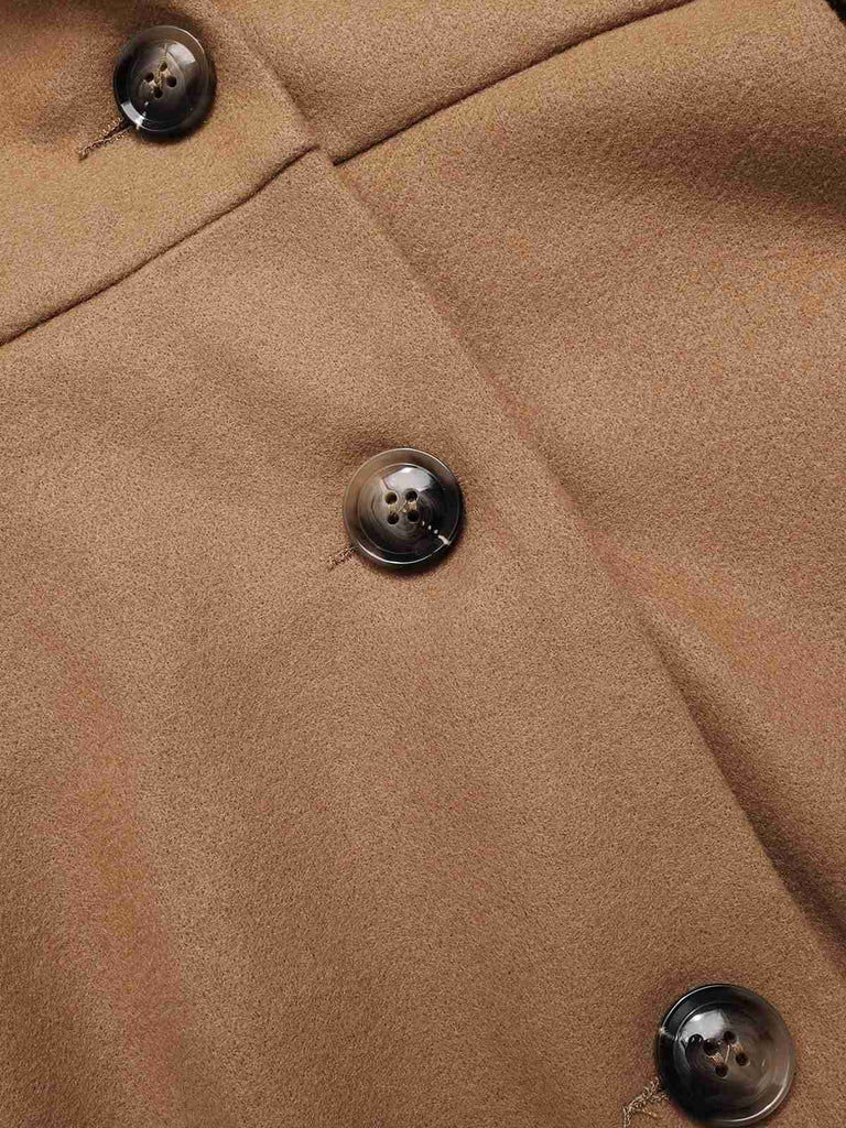 1950s Faux Fur Collar Button | 1950s | vintage outerwear, retro jacket