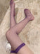 She finds her vintage story in this Lace Fishnet Thigh-High Stockings
