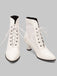 Lace Pointed Leather Heel Vintage Boots — 1950s vintage charm for her modern wardrobe
