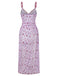 Lavender 1930s Ditsy Floral Bow Slip Nightdress: where 1930s romance meets her modern spirit