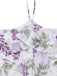 Lavender-1930s-Floral-Halter-Tiered-Ruffled-Dress, vintage, retro, dress