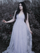 Lavender 1930s Sequin V-Neck Spaghetti Strap Dress, vintage dress, retro fashion - vintage inspired fashion
