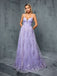 Lavender 1930s Sequin V-Neck Spaghetti Strap Dress - vintage dress, retro fashion