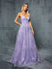 Lavender 1930s Sequin V-Neck Spaghetti Strap Dress - vintage dress, retro fashion