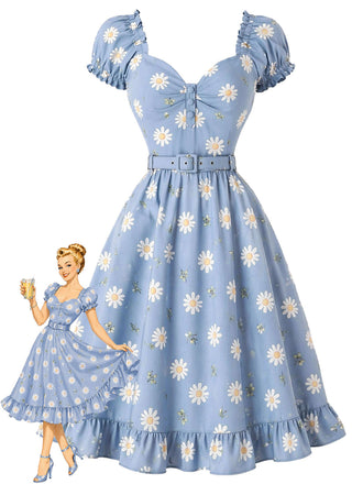 [Pre-Sale] Light Blue 1950s Vintage Retro Dress