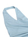 Light Blue 1960s Bodycon Dress 5