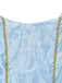 Light Blue 1970s Lace Dress 5