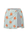 Light Green 1950s Floral Stripe Skirt Cover-Up, vintage skirt, retro style - perfect for women who love vintage and retro fashion
