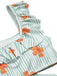 Light Green 1950s Floral Stripe Swimsuit & Skirt Cover-Up: 1950s Riviera elegance, reimagined for her