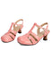 Mary Jane Cutout Ankle T-Strap Chunky Heels, vintage shoes, retro heels - perfect for women who love vintage and retro fashion