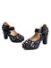 Mary Jane Polka Dots Bowknot Chunky Heels — vintage style that transcends decades