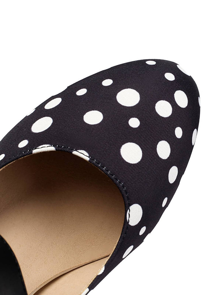Mary Jane Polka Dots Bowknot Chunky Heels: timeless vintage elegance she makes her own