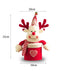 Merry Christmas Cartoon Plush Knit Gift Box - vintage fashion, retro style