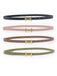 Metal Buckle H Letter PU Leather Thin Belt - vintage fashion, retro style