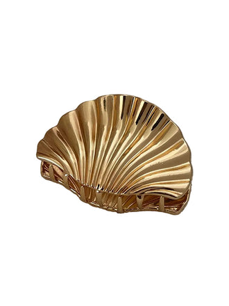 Metallic Alloy Shell Small Hairpin - vintage fashion, retro style