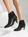 Metallic Tassel Pointed Toe Stiletto Chelsea Boots, vintage fashion, retro style - perfect for women who love vintage and retro fashion