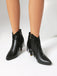 Metallic Tassel Pointed Toe Stiletto Chelsea Boots, vintage fashion, retro style - perfect for women who love vintage and retro fashion