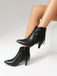 Metallic Tassel Pointed Toe Stiletto Chelsea Boots, vintage fashion, retro style - perfect for women who love vintage and retro fashion