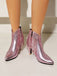 Metallic Tassel Pointed Toe Stiletto Chelsea Boots: timeless vintage elegance she makes her own