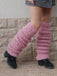 Mohair knitted Long-Pile Socks - vintage fashion, retro style